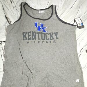 Gray Kentucky Wildcats Tank Top